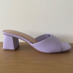 A New Day Lavender Mule Heel Sandal. Women's 9.5